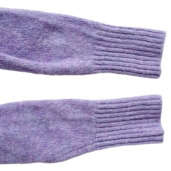 ICHI Alpaca Wool Blend Sweater Relaxed Fit Knit Top - Picture 6 of 10